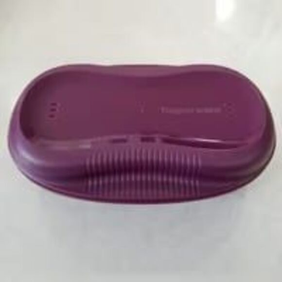 Tupperware Purple Breakfast Omelet Cooker #6996B-4 no inserts - Picture 8 of 11